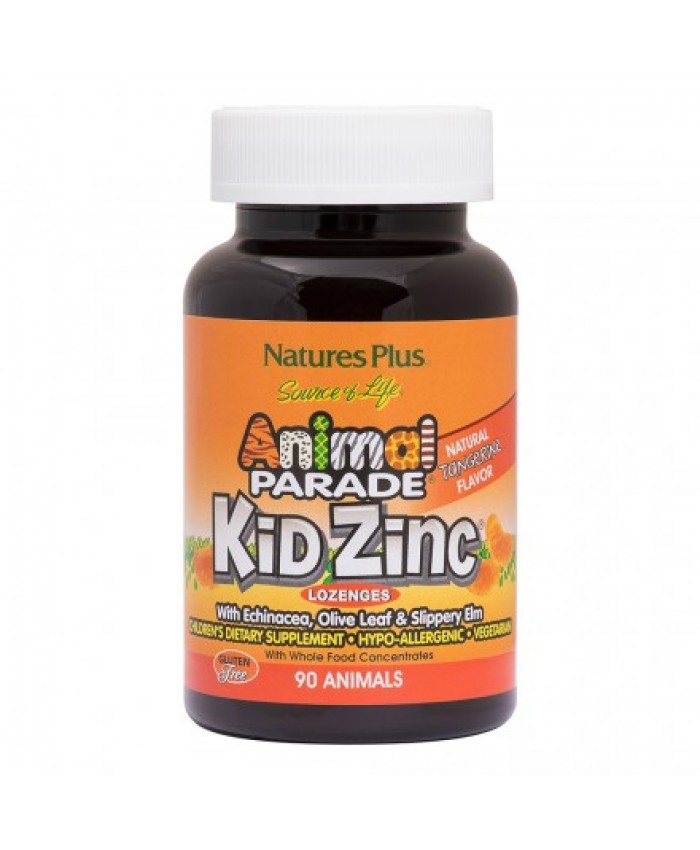 Nature's Plus Animal Parade KidZinc 90 παστίλιες Μανταρίνι